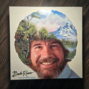 BOB ROSS, "Art of Chill" Board Game "Happy Little Trees" NEW!